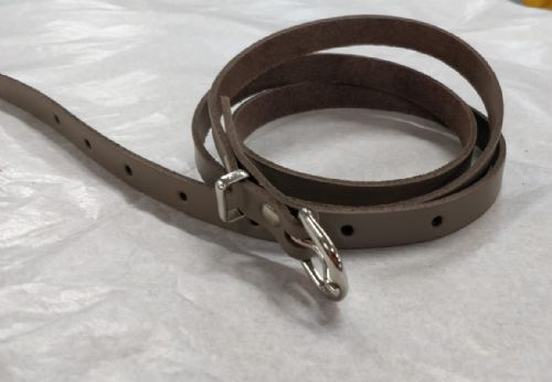 Leather Belt (B1) 13mm (Large - Taupe)